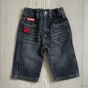 Y2K Ecko Black denim baby jeans